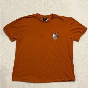 Harley-Davidson Burnt‎ Orange Tee Monterrey California Size 2XL